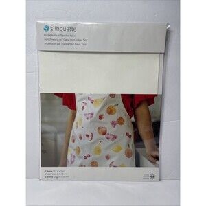 Silhouette Printable Heat Transfer Fabric 8.5"X11" - 2 Pack Brand New